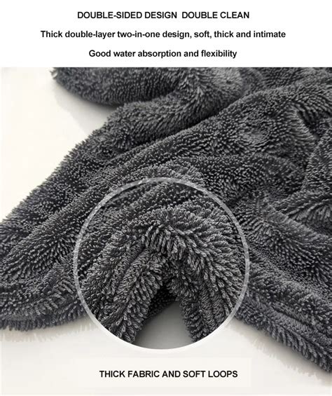 Large X Twisted Loop Drying Towel Gsm Twist Towel X Cm Car