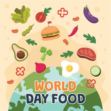 World Food Day Celebration 12384892 Vector Art At Vecteezy