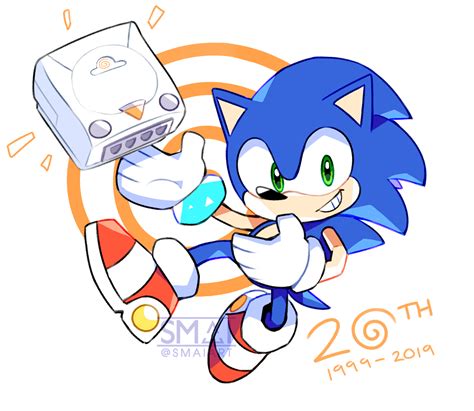 Happy 20th Dreamcast! 🧡💙 - ⚡Smai's Art Blog⚡