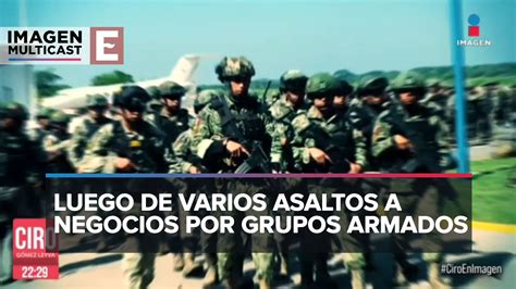 Tabasco amanece bajo presencia militar tras los asaltos simultáneos