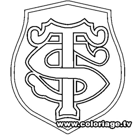 Le dessin représente le Blason de l équipe de Rugby de Toulouse