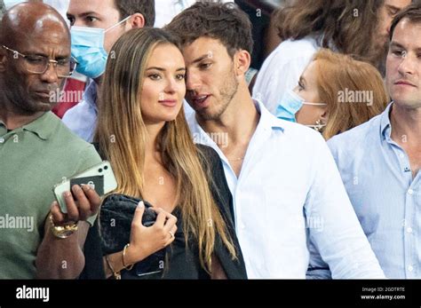 French F1 driver Pierre Gasly and his girlfriend attend the French ...