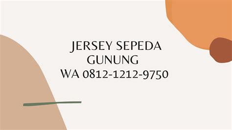 Wa Jersey Sepeda Gunung Youtube