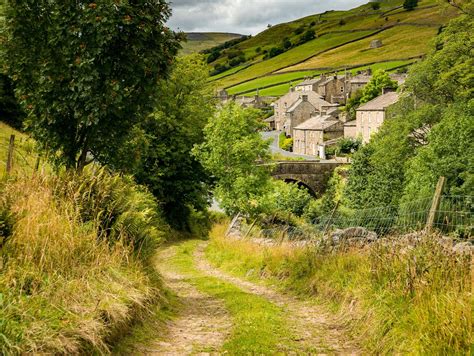 Muker Swaledale Yorkshire Dales National Park Scotland Landscape