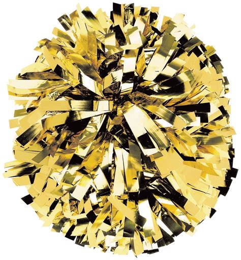 Chassé Solid Color Metallic Cheerleading Pom Cheer Pom With Baton