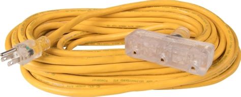 50 Ft 12 3 Triple Outlet Contractor Grade Extension Cord