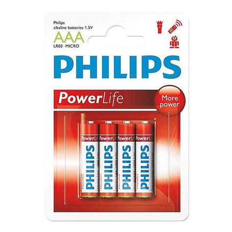 Pilha Philips Alcalina AAA KIT 4 Unidades ARCADERAMA GAMES