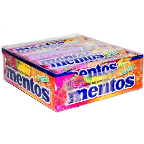 Mentos Caramelos Masticables Frutales G Rollos