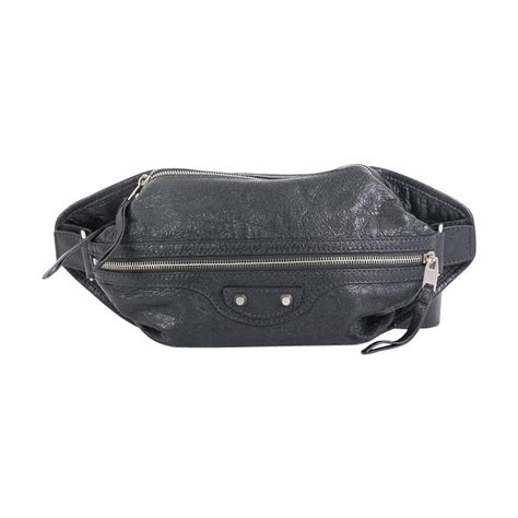 The Luxe Culture Balenciaga Neolift Black Waistbag