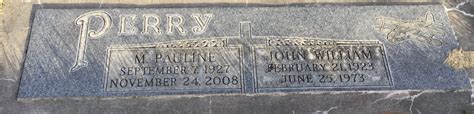 John William Perry 1923 1973 Find A Grave Memorial