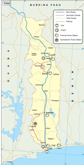 Togo Maps Vector And Wall Maps Netmaps Leading Mapping Company