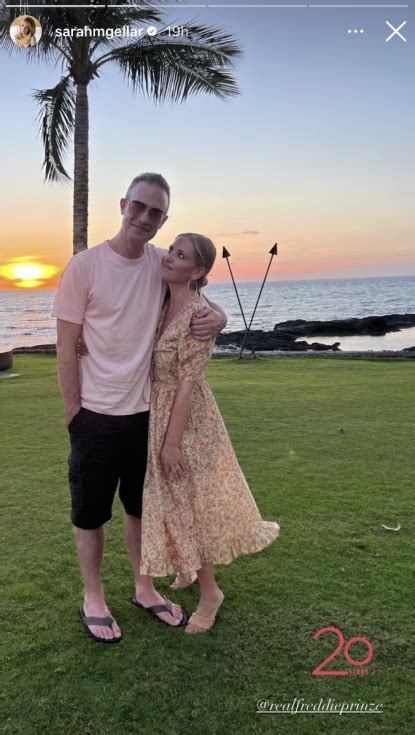 Sarah Michelle Gellar And Freddie Prinze Jr Celebrate 20th Anniversary