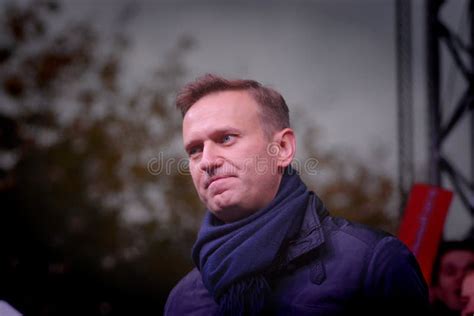 Politician Alexei Navalny Speaks at an Opposition Rally Editorial Stock ...