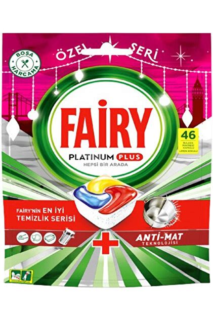 Fairy Platinum Plus Bula K Makinesi Deterjan Limon Y Kama