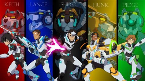 Voltron Legendary Defender The Five Paladins Voltron Legendary