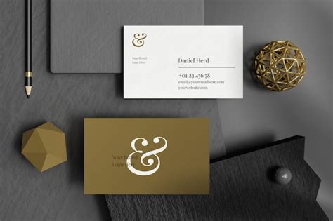 Premium Psd Elegant Business Card Mockup