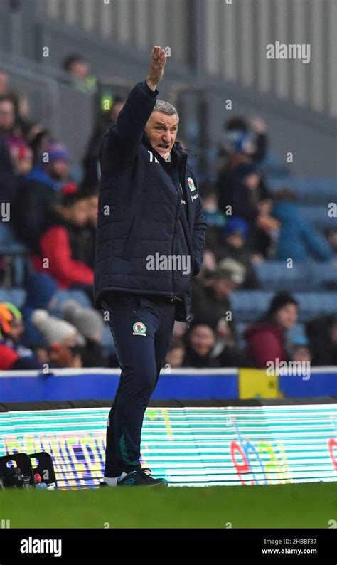 Blackburn Rovers manager Tony Mowbray during the Sky Bet Championship ...