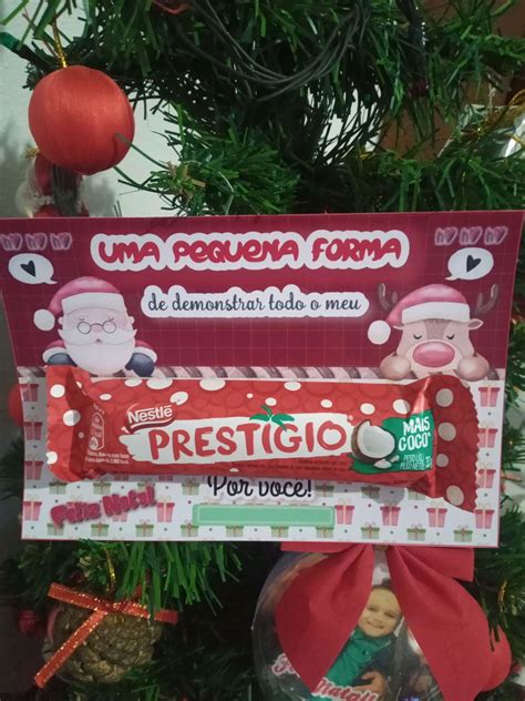 Cartão Com Prestígio Natal Elo7 Produtos Especiais