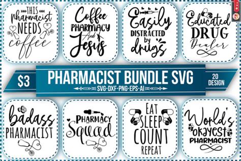 Pharmacist Svg Bundle Bundle Creative Fabrica