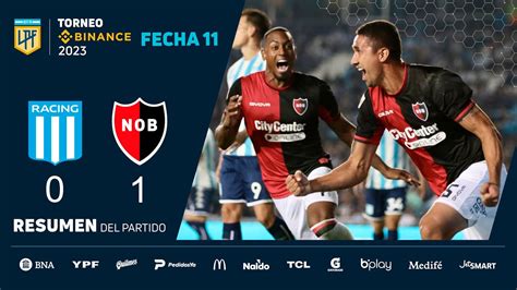 Torneobinance 2023 Fecha 11 Resumen De Racing Newells Youtube