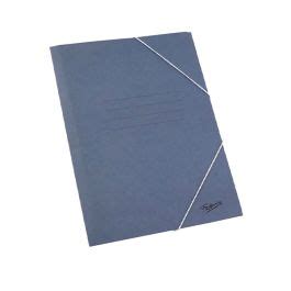 Carpeta de gomas Fabrisa Con solapa Cartón Folio Color azul