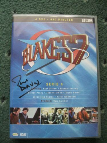 Blakes 7 Series 4 Import Dvd Signed By Paul Darrow Ebay