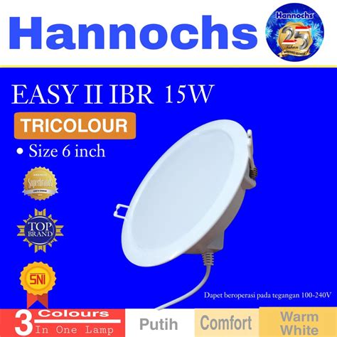 Jual Hannochs Easy IBR II Tricolour 3w 5w 9w 12w 15w Downlight LED