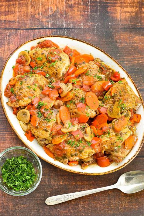 Low Fodmap Instant Pot Chicken Cacciatore Paleo Whole Good Noms