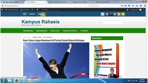 Cara Menambah Pages Dan Mengatur Menu Pada Wordpress Video Tutorial