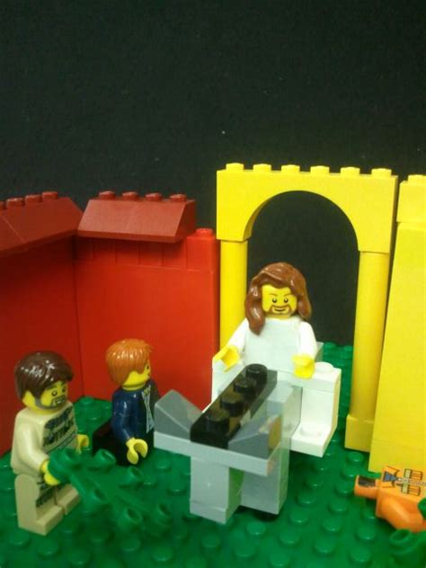 Building Legos With Christ Bible Creation Palm Sunday