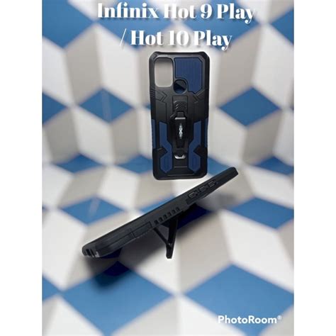 Jual SR CASE INFINIX HOT PLAY Hot Play Play Cristal Case Logo Triplex Harddcase Number