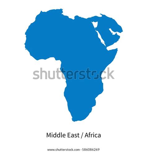 Blank Map Of Africa And Middle East