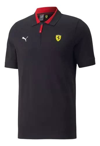 Camisa Polo Masculina Puma Scuderia Ferrari Race Preta