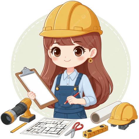 Women Construction Workers Cartoon Female Construction Worker Cartoon
