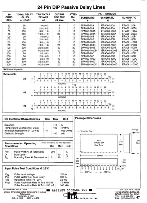 Epa C Datasheet Pdf