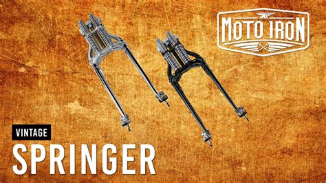 Moto Iron Vintage Style Springer Forks For Harley Davidson