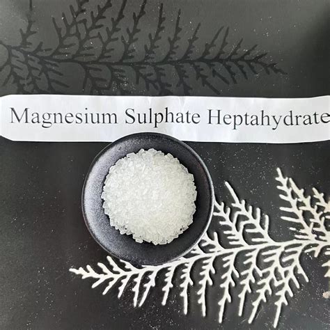 Magnesium Sulfate Heptahydrate Mgso H O With Food Industrial Feed