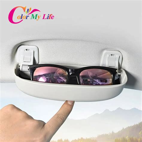 Color My Life Abs Car Sunglasses Holder Glasses Case For Audi A4 B8 B9