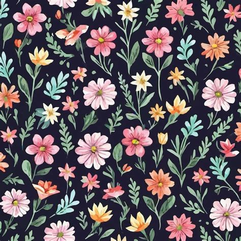 Fundo Floral Vetor Premium