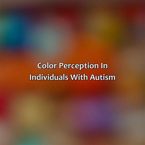 What Color Is Autism