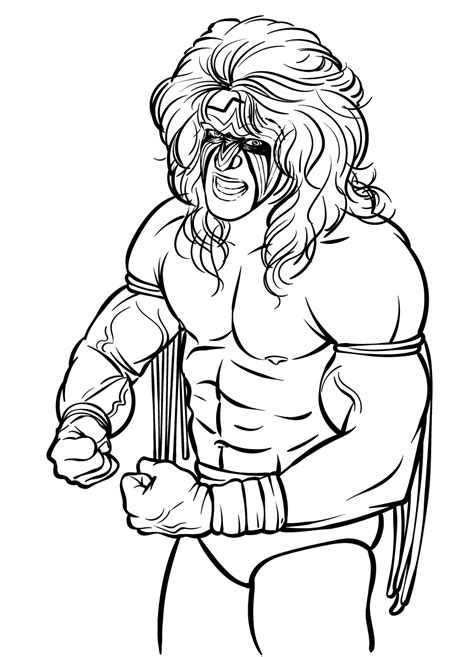 Dwayne The Rock Johnson Coloring Page Free Printable Coloring Pages