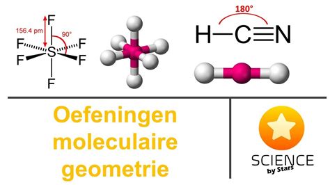 Moleculaire Geometrie Ruimtelijke Structuur Moleculen Oefeningen