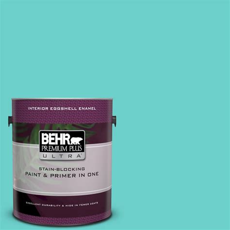 Behr Premium Plus Ultra Gal P Hidden Sea Glass Eggshell Enamel