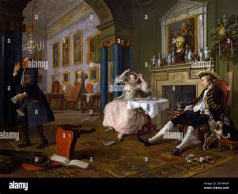 Marriage A La Mode By Hogarth Hi Res Stock Photography And Images Alamy