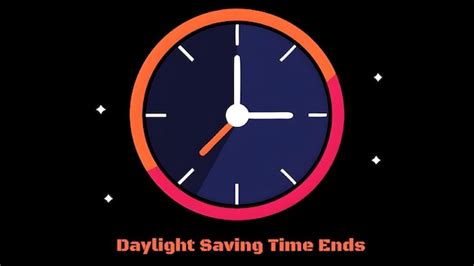 Premium Vector Vector Daylight Saving Time Ends