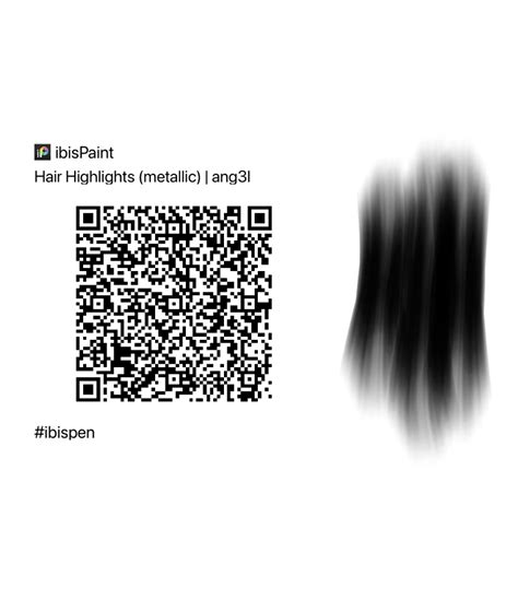 Ibis Paint X Brushes Qr Code Hair Keshia Judge