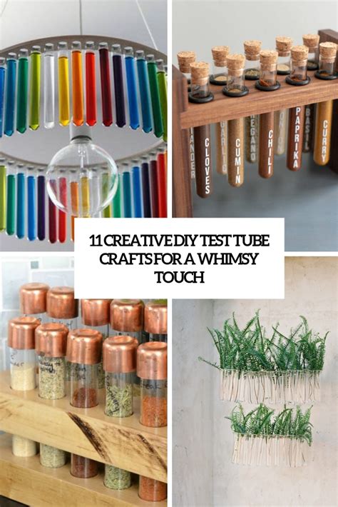 11 Creative DIY Test Tube Crafts For A Whimsy Touch - Shelterness