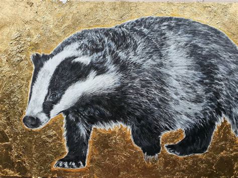 Badger Painting by Trisha RS | Saatchi Art