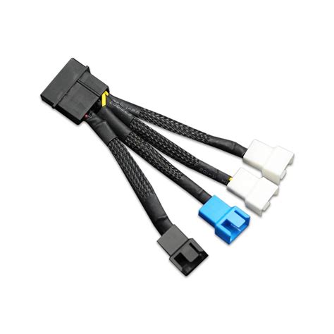 2 sztuk komputer wentylator chłodzący kabel zasilający s 4Pin Molex do