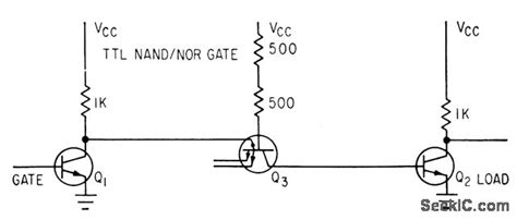 Transistor Coupled Nand Nor Gate Basic Circuit Circuit Diagram